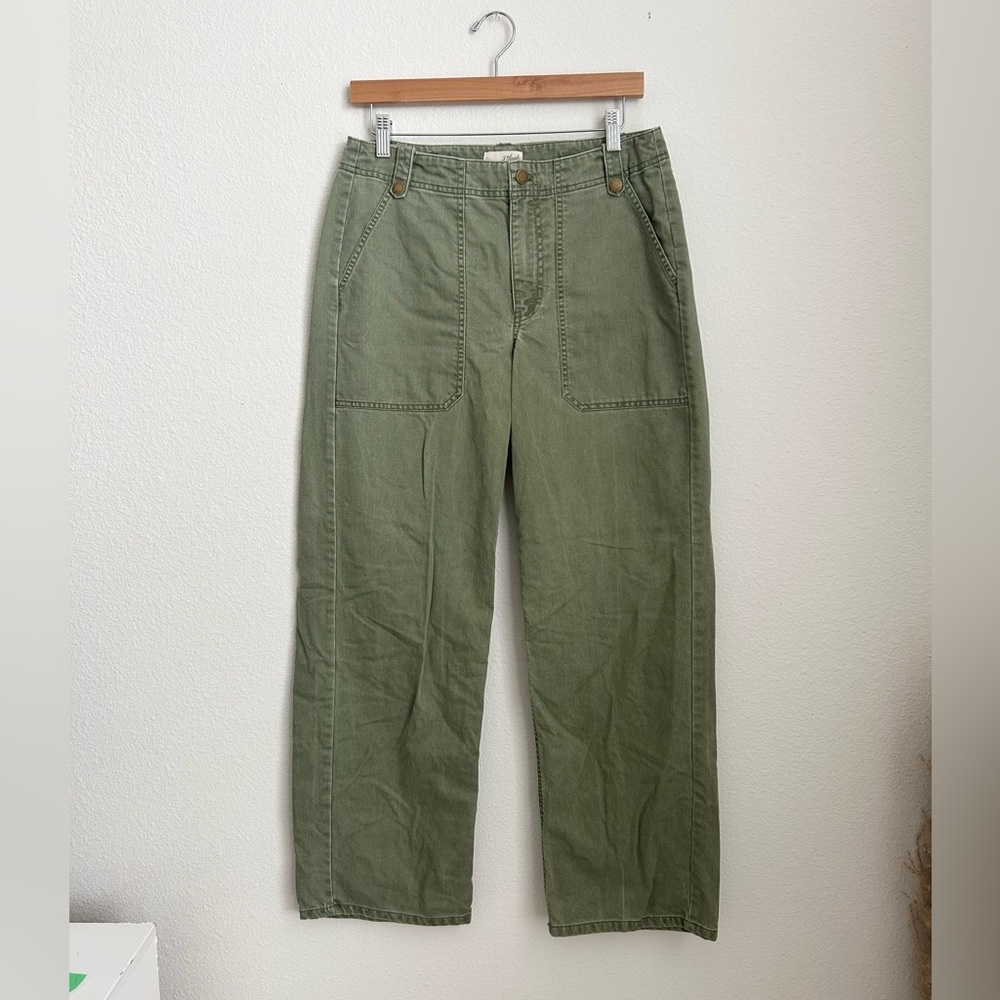 Universal Thread Green Wide Leg Utility Pants